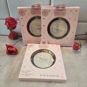 LOT of 3 🌺 MARIE CLAIRE 🌺 SOFT MATTE Finish SETTING POWDER 🌺 Flawless Finish